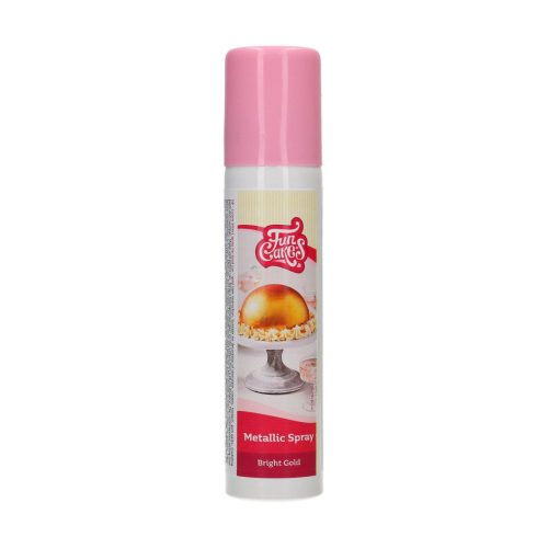 FUNCAKES  VILÁGOS ARANY SPRAY - 100ML